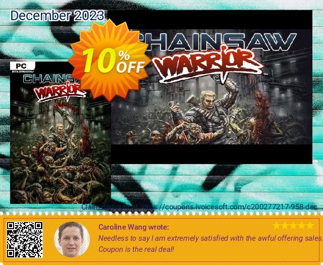 Chainsaw Warrior PC 令人恐惧的 产品销售 软件截图