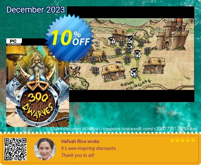 300 Dwarves PC discount 10% OFF, 2024 World Backup Day promo. 300 Dwarves PC Deal