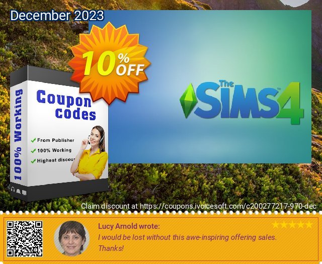 The Sims 4 + Island Living Bundle PC 素晴らしい クーポン スクリーンショット