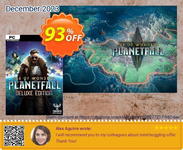 Age of Wonders Planetfall Deluxe Edition PC + DLC discount 93% OFF, 2024 Easter Day offering sales. Age of Wonders Planetfall Deluxe Edition PC + DLC Deal