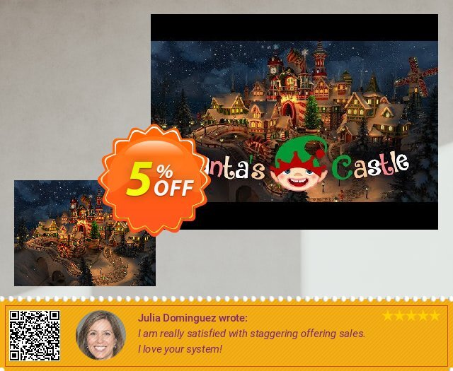 3PlaneSoft Santa's Castle 3D Screensaver dahsyat kode voucher Screenshot