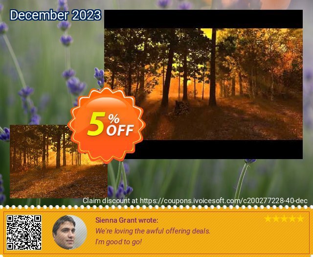 3PlaneSoft Autumn Forest 3D Screensaver umwerfenden Preisnachlass Bildschirmfoto