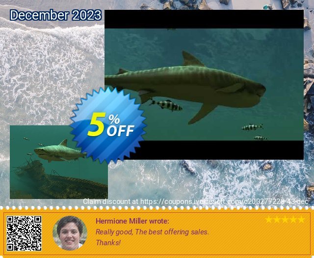 3PlaneSoft Tiger Sharks 3D Screensaver spitze Rabatt Bildschirmfoto
