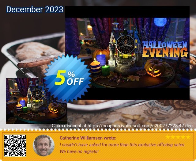 3PlaneSoft Halloween Evening 3D Screensaver 대단하다  제공  스크린 샷