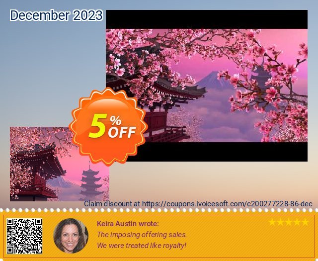 3PlaneSoft Blooming Sakura 3D Screensaver wunderbar Verkaufsförderung Bildschirmfoto