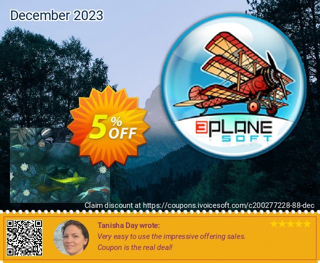 3PlaneSoft Koi Pond - Waterfall 3D Screensaver menakjubkan penawaran sales Screenshot