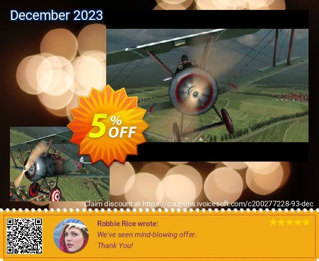3PlaneSoft Vintage Aircraft 3D Screensaver formidable Sale Aktionen Bildschirmfoto