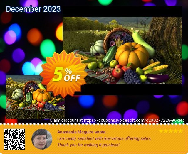 3PlaneSoft Thanksgiving Day 3D Screensaver  신기한   할인  스크린 샷