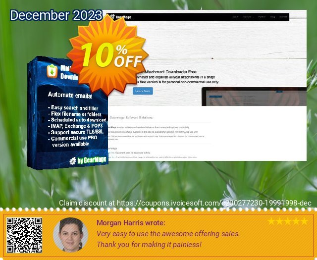 Mail Attachment Downloader PRO Client (6 License Pack)  훌륭하   할인  스크린 샷