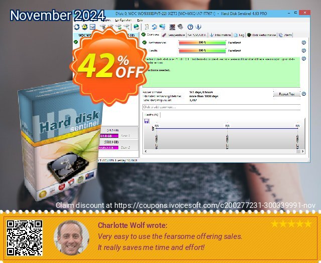  42 OFF Hard Disk Sentinel Coupon Code Oct 2023 IVoicesoft