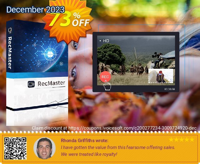RecMaster 1 Year License Exzellent Preisnachlässe Bildschirmfoto