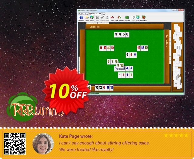 RRRummy 激动的 促销销售 软件截图