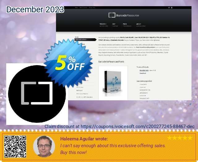 I2of5 Barcode Font - Enterprise Site License 神奇的 产品销售 软件截图