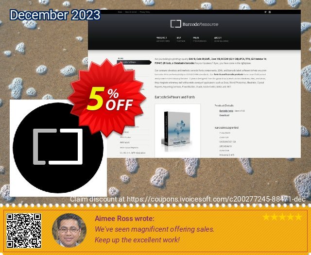 I2of5 Barcode Font - Unlimited Distribution License überraschend Sale Aktionen Bildschirmfoto