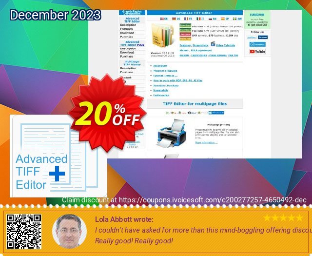 Advanced TIFF Editor (virtual) discount 20% OFF, 2024 Easter Day offering sales. Advanced TIFF Editor (virtual) Fearsome sales code 2024