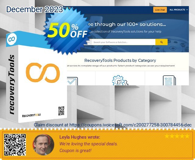 Recoverytools MSG Migrator - Pro License discount 50% OFF, 2022 New Year offering sales. Coupon code MSG Migrator - Pro License