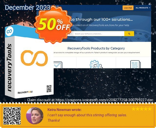 Recoverytools Zimbra Converter - Standard Edition (AD) discount 50% OFF, 2024 Memorial Day offer. Coupon code Zimbra Converter - Standard Edition (AD)