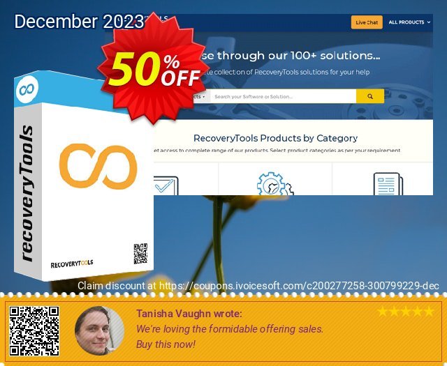 Recoverytools Zimbra Converter - Corporate License (AD) discount 50% OFF, 2024 Mother Day offering discount. Coupon code Zimbra Converter - Corporate License (AD)