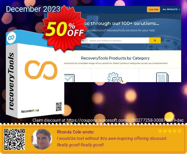 Get 50% OFF Recoverytools Zoho to Office 365 Migration offering discount