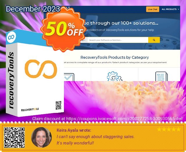 Recoverytools Maildir Migrator - Enterprise License discount 50% OFF, 2022 New Year's Weekend promo. Coupon code Maildir Migrator - Enterprise License