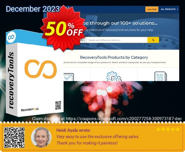 Recoverytools Windows Live Mail Migrator - Migration License 50% OFF