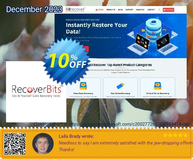 RecoverBits Shift Delete Recovery discount 10% OFF, 2024 Spring deals. Coupon code RecoverBits Shift Delete Recovery - Personal License