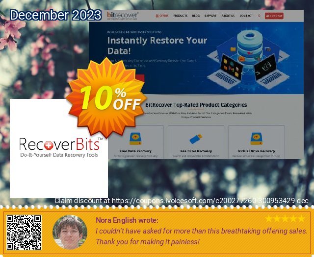 RecoverBits GPT Data Recovery discount 10% OFF, 2024 Spring offering sales. Coupon code RecoverBits GPT Data Recovery - Personal License