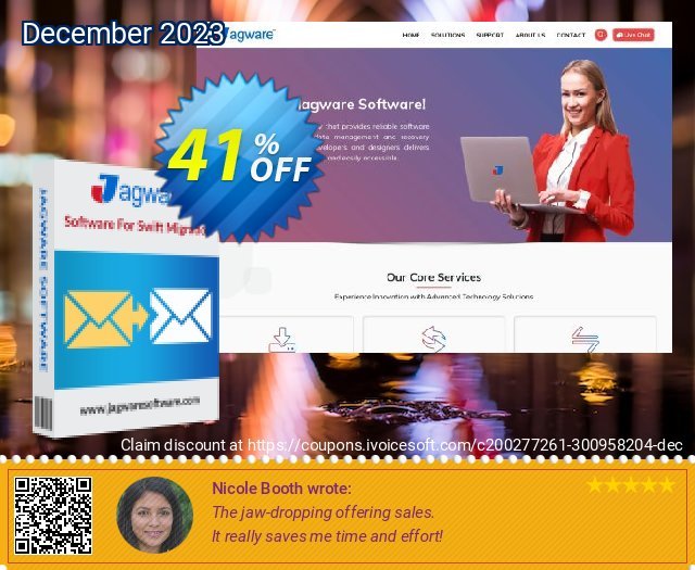 Jagware EML to PST Wizard discount 41% OFF, 2024 World Backup Day deals. Coupon code Jagware EML to PST Wizard - Home User License