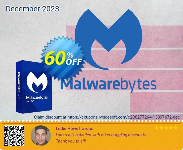Malwarebytes Premium (5 Devices) 60% OFF
