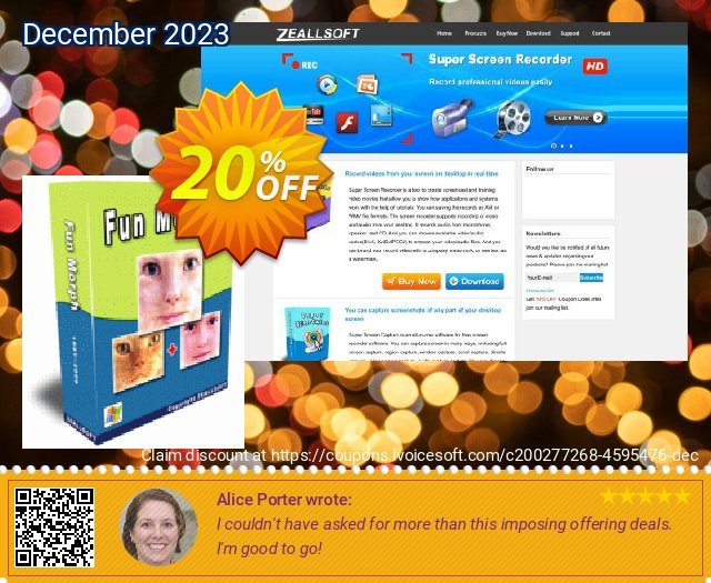 Zeallsoft Fun Morph Sonderangebote Promotionsangebot Bildschirmfoto