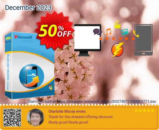Vibosoft Android SMS+Contacts Recovery (Mac Version) discount 50% OFF, 2024 April Fools' Day offering sales. Coupon code Vibosoft Android SMS+Contacts Recovery (Mac Version)