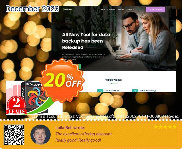OpenCloner DVD-Cloner (2 years Upgrade) discount 20% OFF, 2024 Labour Day offering sales. Coupon code DVD-Cloner - 2 years Upgrade