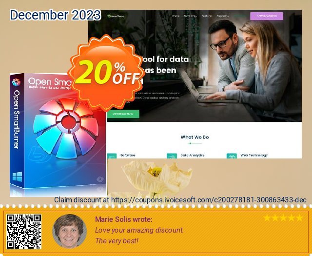 OpenCloner SmartBurner discount 20% OFF, 2024 World Ovarian Cancer Day offering sales. Coupon code Open SmartBurner