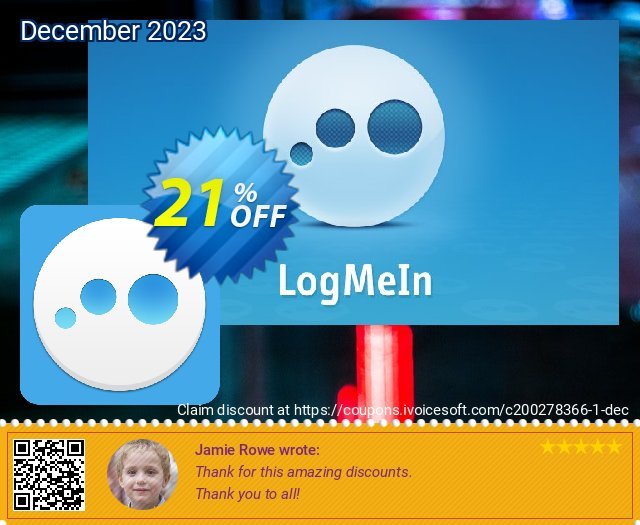 Logmein Pro marvelous voucher promo Screenshot
