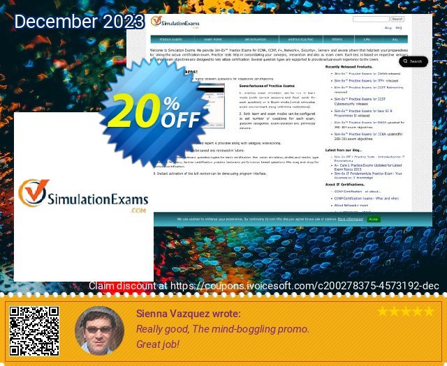 SimulationExams A+ Practical Application Practice Tests discount 20% OFF, 2024 World Press Freedom Day deals. SE: A+ Practical Application Practice Tests Amazing discounts code 2024