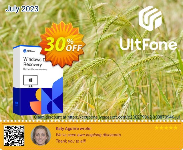 UltFone Windows Data Recovery - 1 Month/1 PC discount 30% OFF, 2023 Talk Like a Pirate Day deals. Coupon code UltFone Windows Data Recovery - 1 Month/1 PC