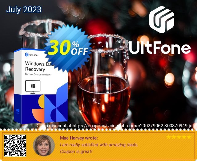 UltFone Windows Data Recovery - 1 Year/5 PCs discount 30% OFF, 2023 National Family Day offering discount. Coupon code UltFone Windows Data Recovery - 1 Year/5 PCs