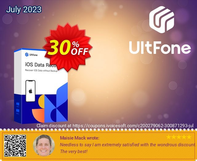 Ultfone iOS Data Recovery  - Lifetime License, 5 Devices, 1 PC discount 30% OFF, 2023 Native American Day offering deals. Coupon code Ultfone iOS Data Recovery  - Lifetime License, 5 Devices, 1 PC
