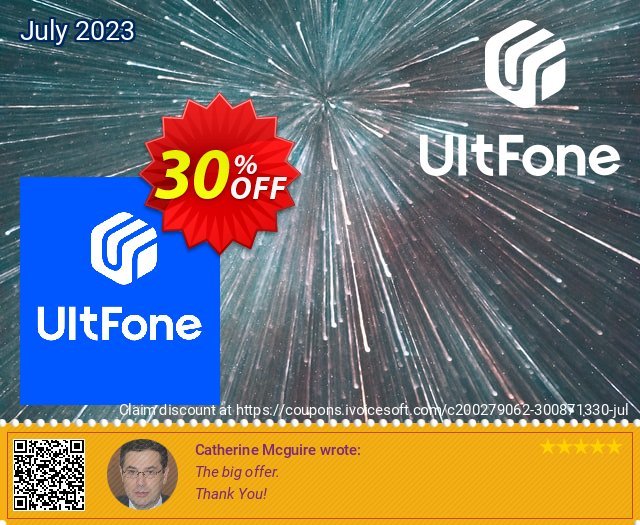UltFone iOS Data Recovery + iOS Data Manager discount 30% OFF, 2024 Mother's Day deals. Coupon code iOS Data Recovery + iOS Data Manager