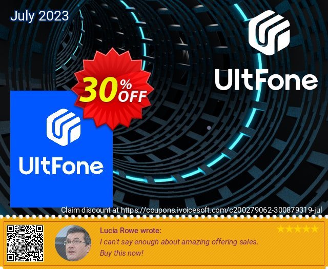 UltFone Data Recovery WinPE - Lifetime License, 1 PC 令人敬畏的 销售折让 软件截图