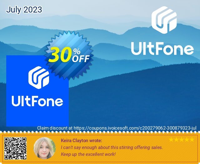 UltFone Windows System Repair - 1 Month Subscription, 1 PC 令人惊讶的 促销 软件截图