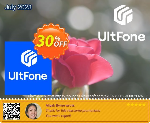 UltFone Windows System Repair - 1 Year Subscription, 5 PCs discount 30% OFF, 2024 Mother Day discounts. Coupon code Windows System Repair - 1 Year Subscription, 5 PCs