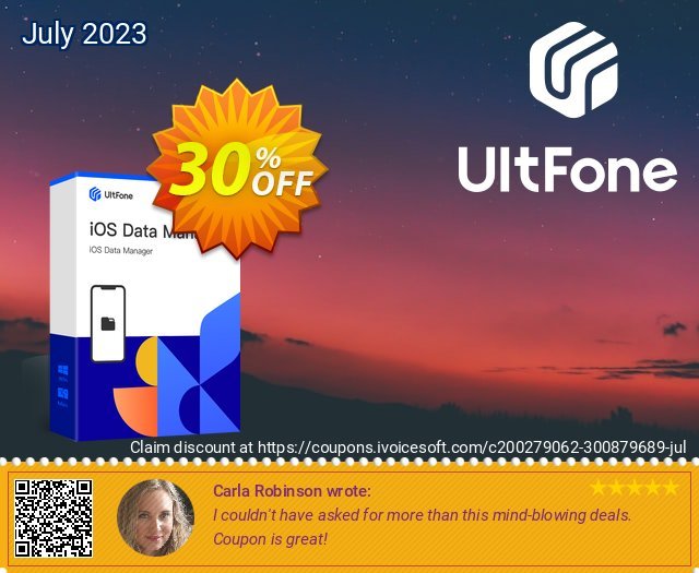 UltFone iOS Data Manager for Mac - Lifetime/1 Mac discount 30% OFF, 2024 African Liberation Day sales. Coupon code UltFone iOS Data Manager for Mac - Lifetime/1 Mac