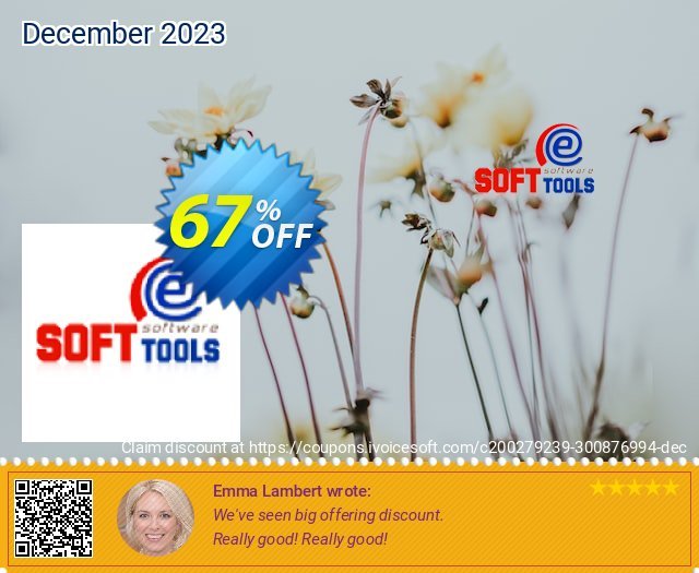 eSoftTools DBX to PST Converter Exzellent Sale Aktionen Bildschirmfoto