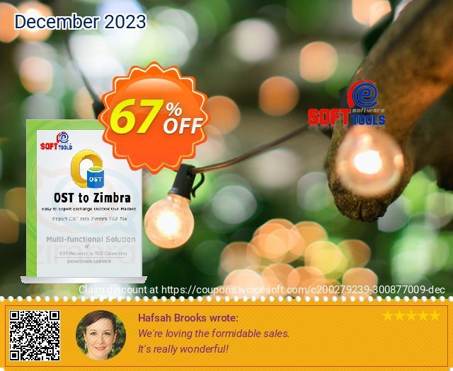 eSoftTools OST to Zimbra Converter discount 67% OFF, 2024 Spring offering sales. Coupon code eSoftTools OST to Zimbra Converter - Personal License