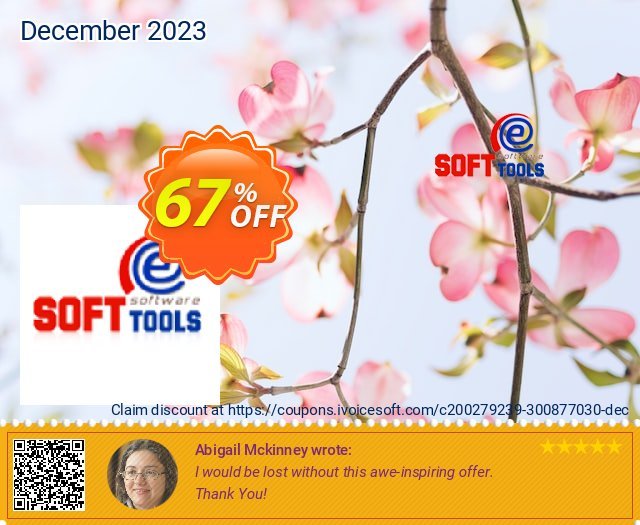 eSoftTools Exchange Bundle (EDBtoPST+OSTtoPST) discount 67% OFF, 2024 Labour Day offering sales. Coupon code eSoftTools Exchange Bundle (EDBtoPST+OSTtoPST) - Personal License
