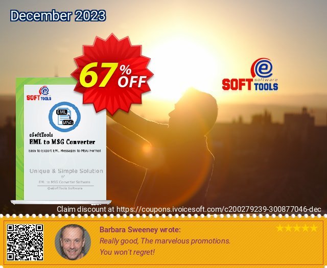 eSoftTools EML to MSG Converter großartig Sale Aktionen Bildschirmfoto