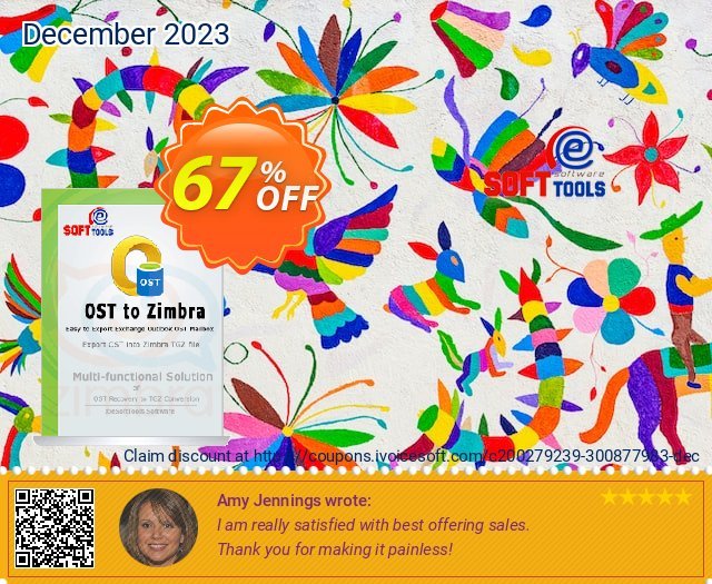eSoftTools OST to Zimbra Converter - Enterprise License discount 67% OFF, 2024 World Ovarian Cancer Day discounts. Coupon code eSoftTools OST to Zimbra Converter - Enterprise License