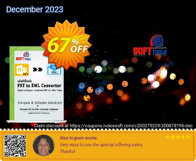 eSoftTools PST to EML Converter - Corporate License super Ausverkauf Bildschirmfoto
