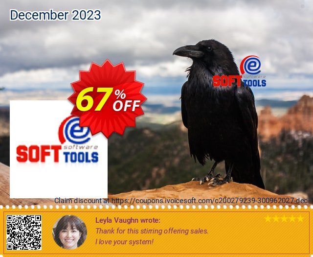 eSoftTools 2 Product (OST Recovery + PST Recovery) discount 67% OFF, 2024 April Fools Day discount. Coupon code eSoftTools 2 Product (OST Recovery + PST Recovery) - Personal License